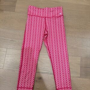 Viineyard Vines Performance Pink Patterned Leggings XS